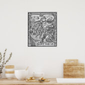 Juli, Heu, Krebs Poster (Küche)