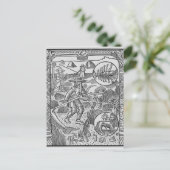 Juli, Heu, Krebs Postkarte (Stehend Vorderseite)