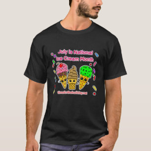 Juli ist Eiscrememonat T-Shirt