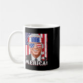 Juli Joe Biden Merica USA Flag Kaffeetasse (Links)