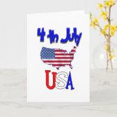 Juli Karte (Gelbe Blume)