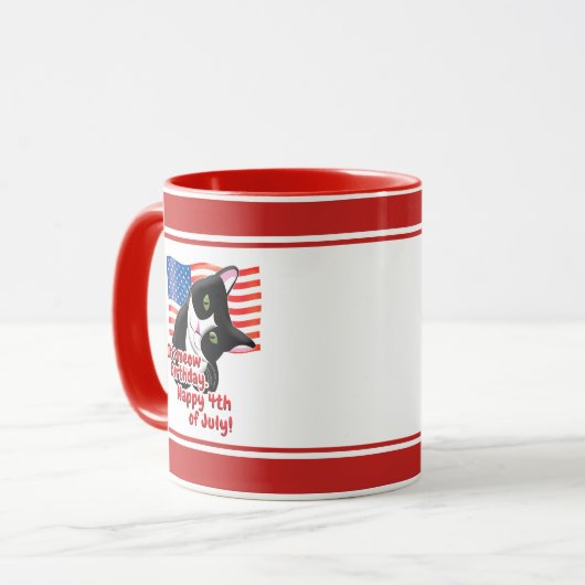 Juli Katze Tasse (Vorderseite Links)