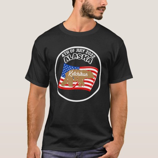 Juli Ketchikan Alaska T-Shirt (Vorderseite)