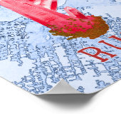 Juli Larkspur und Ruby Birthday Poster (Ecke)