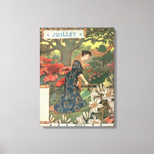 Juli Leinwanddruck (Vorderseite)