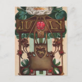 Juli - Leo Postkarte (Vorderseite)