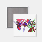 Juli Lollipops Magnet (Vorderseite/Rückseite)