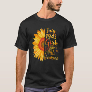 Juli Mädchen 1943 80. Geburtstag 80 Jahre alt T-Shirt