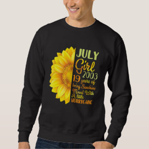 Juli Mädchen 2003 19 Jahre Sonnenschein gemischt Sweatshirt
