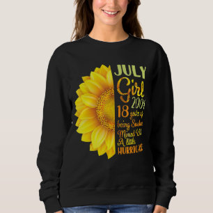 Juli Mädchen 2004 18 Jahre Sonnenschein gemischt Sweatshirt