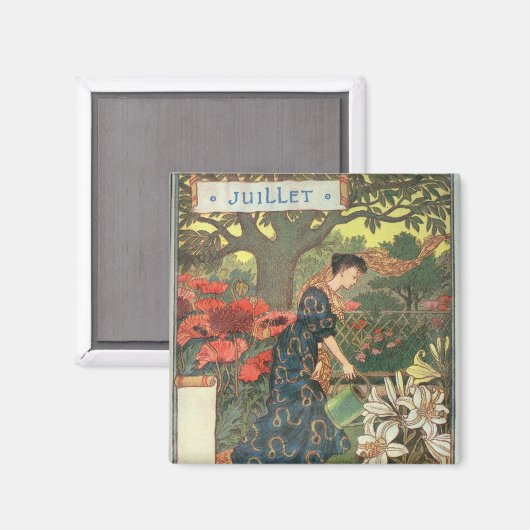 Juli Magnet (Vorderseite/Rückseite)