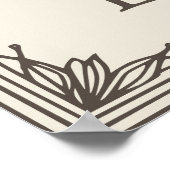 Juli Monat Blume Poster (Ecke)