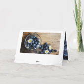 Juli: National Blueberry Month Karte (Rückseite)