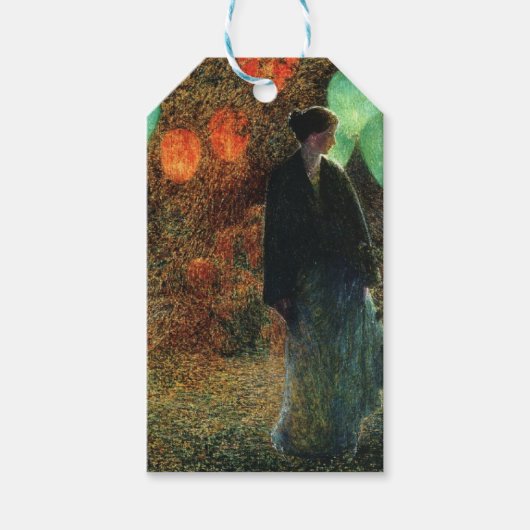 Juli Night (von Childe Hassam) Geschenkanhänger (Vorderseite)