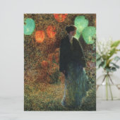 Juli Night (von Childe Hassam) Karte (Stehend Vorderseite)