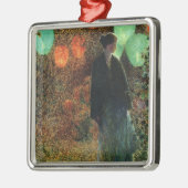 Juli Night (von Childe Hassam) Ornament Aus Metall (Links)