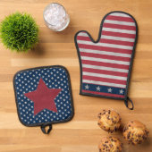 Juli Ofenhandschuh & Topflappen-Set (Oben Unten)