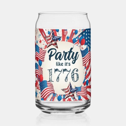 Juli Party Dosenglas (Rückseite)