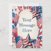 Juli Party Einladung (Rückseite)