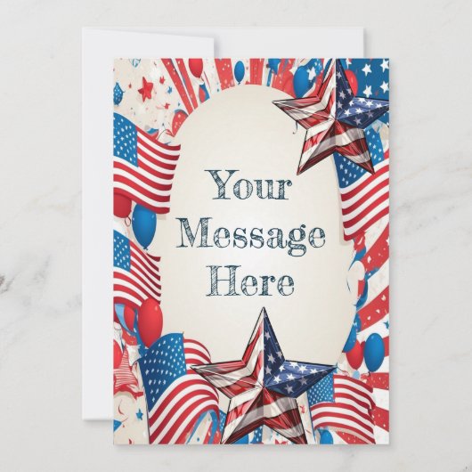 Juli Party Einladung (Rückseite)