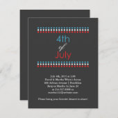 Juli Party Einladung (Vorne/Hinten)