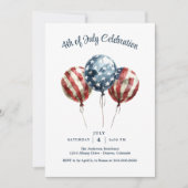 Juli Party Einladung (Vorderseite)