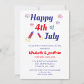 Juli Party Einladung (Vorderseite)