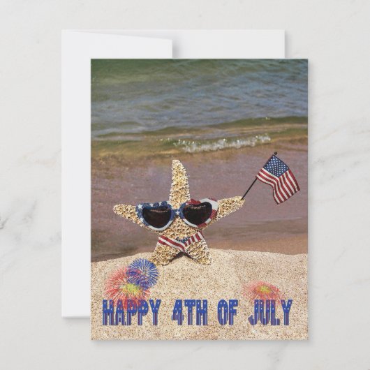 Juli Party Einladung (Vorderseite)