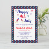 Juli Party Einladung (Stehend Vorderseite)