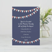 Juli-Party Einladung (Stehend Vorderseite)