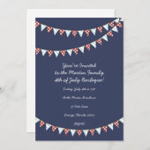 Juli-Party Einladung (Vorne/Hinten)