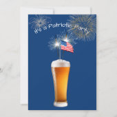 Juli Party Einladung (Vorderseite)