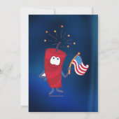 Juli Party Einladung Pig Roast (Rückseite)