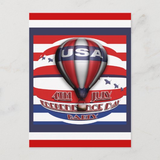 Juli Party Einladungen (Vorderseite)