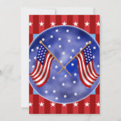 Juli-Party Einladungen (Vorderseite)