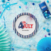 Juli Party Feier Pappteller (Party)