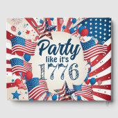 Juli Party Gästebuch (Rückseite)