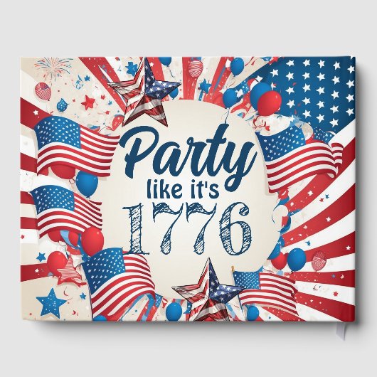 Juli Party Gästebuch (Rückseite)