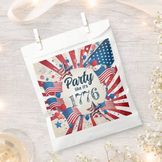 Juli Party Geschenktütchen (Ausgeschnitten)