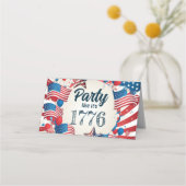 Juli Party Platzkarte (Vorderseite)