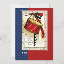 Juli Party | Vintage Gestaltung von Veranstaltunge Einladung