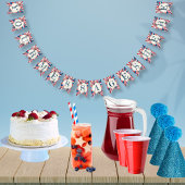 Juli Party Wimpelkette