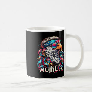 Juli Patriotic Funny Eagle 4. Juli Usa Murica Kaffeetasse