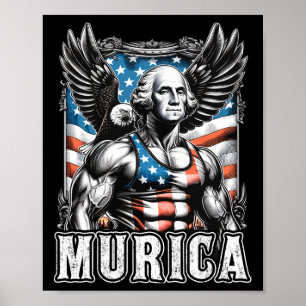 Juli Patriotic Funny George Washington Juli Poster