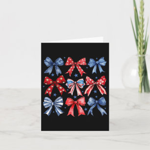Juli Patriotic US Flag Kleinkind Girl Boho Co Karte