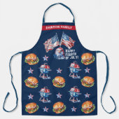 Juli Personalisierte GRILLEN Schürze (Vorderseite)