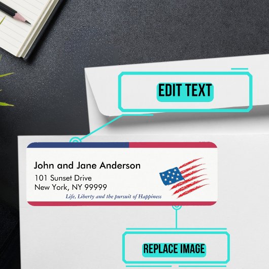 Juli - Personalisiertes Adressatensiegel