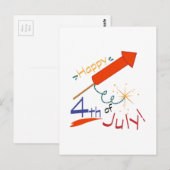 Juli Postkarte (Vorne/Hinten)