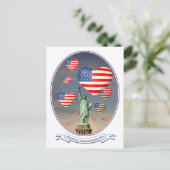 Juli Postkarte (Stehend Vorderseite)