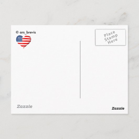 Juli Postkarte (Rückseite)